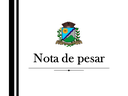 Nota de Pesar