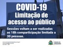 Novas medidas de prevenção à contaminação pela COVID-19.