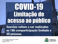 Novas medidas de prevenção à contaminação pela COVID-19.