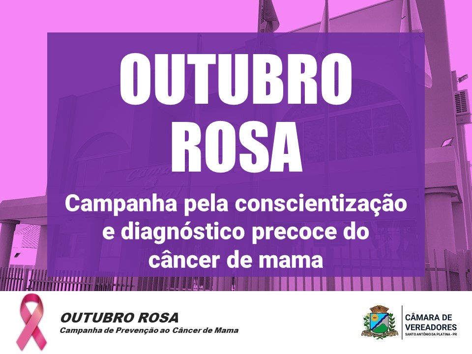 Outubro Rosa: mês de prevenção ao câncer de mama