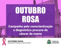 Outubro Rosa: mês de prevenção ao câncer de mama