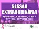 Sessão Extraordinária - 20/10/2021