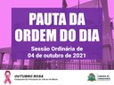 Sessão Ordinária de 04/10/2021