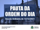 Sessão Ordinária de 13/12/2021